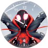spiderman miles morales new art r9 wall clock