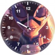 batgirl coffe 4a wall clock