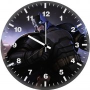 batman coming artwork 9s wall clock