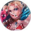 cute harley quinn new artwork 4g wall clock
