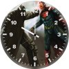 batman vs superman artworks in wall clock