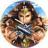 wonder woman fanart pq wall clock