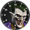 joker closeup laugh 15 wall clock