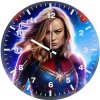 captain marvel new posters xp wall clock