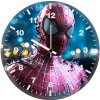 spiderman digital artwork 4x wall clock