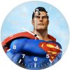 superman digital artwork 3c wall clock