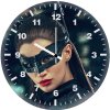 catwoman cosplay 1n wall clock