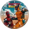 deadpool and wolverine midnight rapture lb wall clock