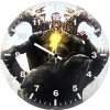 black adam bn wall clock