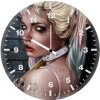 harley quinn 0n wall clock