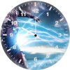 flash lightning de wall clock