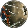spiderman and rhino ga wall clock