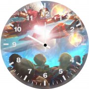 iron man roller coaster 2w wall clock