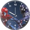 venom vs spiderman art vc wall clock