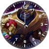 thanos has iron man head mask lw wall clock