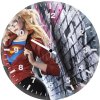 office supergirl m0 wall clock