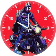 batman bike e8 wall clock