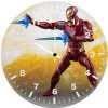 iron man action figure ml wall clock