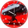 superman tackle tank ut wall clock