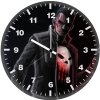 punisher in jacket nv wall clock