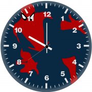 spiderman minimal sx wall clock