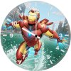 iron man above the water 18 wall clock