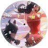 wonder woman batman together zi wall clock