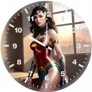 wonder woman hope cape 6y wall clock