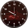 batman red minimal lm wall clock
