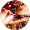superman in city op wall clock