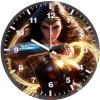 wonder woman get over here 9o wall clock