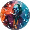 gangster joker ce wall clock