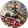 iron man as samurai 90 wall clock