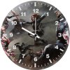 captain vs iron man team artwork h9 wall clock
