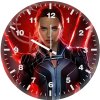 black widow poster 51 wall clock