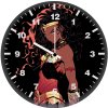 wonder woman in the dark minimal v7 wall clock