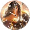 wonder woman fan artwork vo wall clock