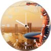 spider man in city er wall clock