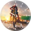 red suit rampage deadpool 3 ak wall clock