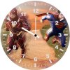 flash superman 1l wall clock