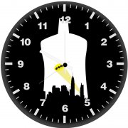 batman i am the knight 48 wall clock