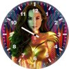 wonder woman1984 art ay wall clock