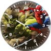 hulk vs spiderman xo wall clock