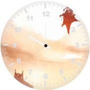 batman and supermanart 4w wall clock