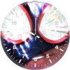 spiderman miles morales closeup uk wall clock
