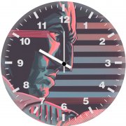 batman drive qs wall clock