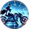 batgirl ride 0j wall clock