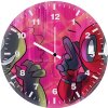 venom deadpool marvel icon art mu wall clock