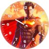 superman artwork d8 wall clock