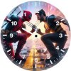 deadpool and wolverine action packed adventure 6i wall clock